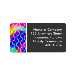 Etiqueta Ondas Coloridas