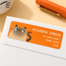 Orange Cat Return Address