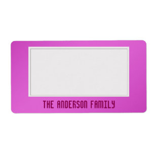 Etiqueta Organizar o Storage Sticky com uma cor rosa