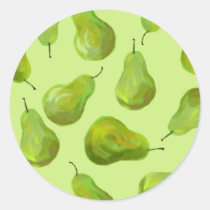 Etiqueta original da arte das peras