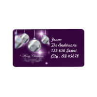 Ornamento de Férias Púrpura Natal