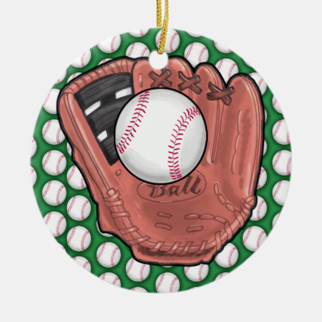 Etiqueta / Ornamento do Baseball - SRF (Frente)