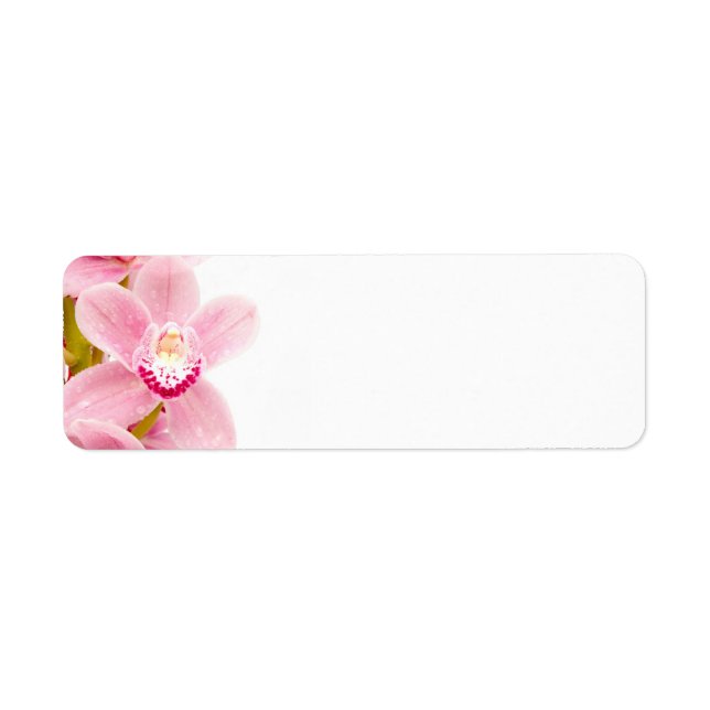 Etiqueta Orquídea Rosa (Frente)