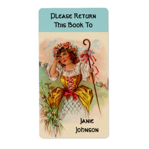 Etiqueta Os Bookplates personalizaram a espreitadela