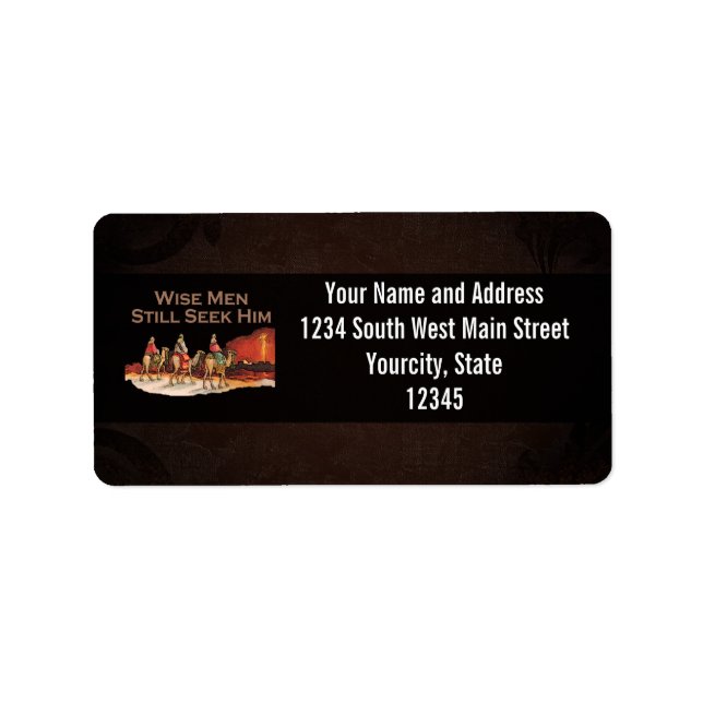 Etiqueta Os Sábios Ainda O Procuram, Natal (Frente)
