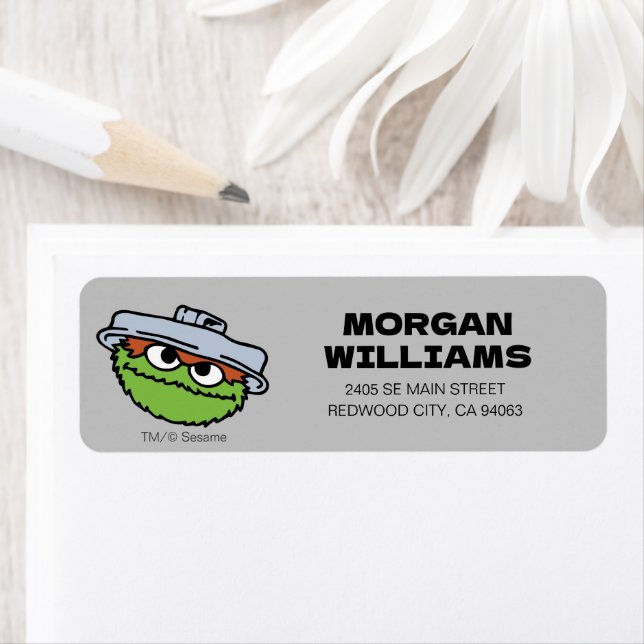 Etiqueta Oscar, o Grouch | Sinto-Me Agitada Hoje! (Insitu)