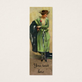 Etiqueta ou placa de Moda de 1920 Vintage personal
