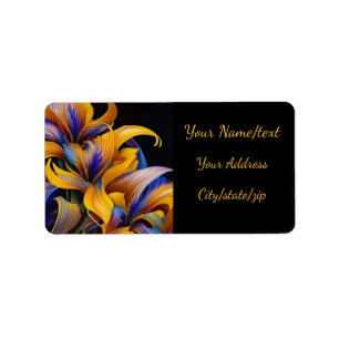 Etiqueta Ouro Iris Hosta X AI ART