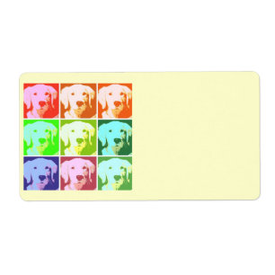 Etiqueta Ouro Retriever Art
