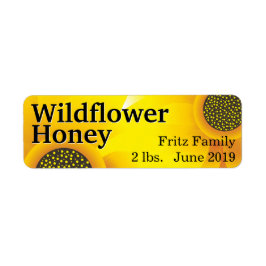 Etiqueta Ouro Wildflower Honey Jar