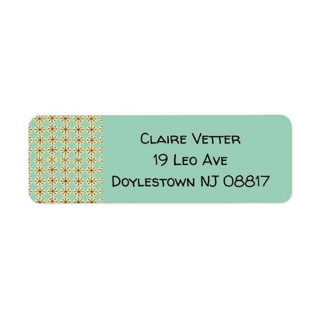 Etiqueta Ovalas e Starbursts (Frente)