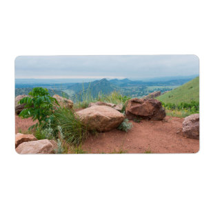 Etiqueta Overlook no Red Rocks Park