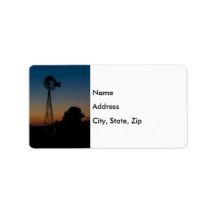 Etiqueta Ozark Sunset Windmill