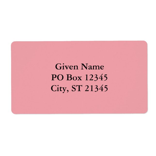 Etiqueta Padrão (Frente)