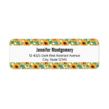 Padrão Amarelo e Verde bonito dos Girassóis