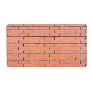 Etiqueta Padrão da parede do tijolo