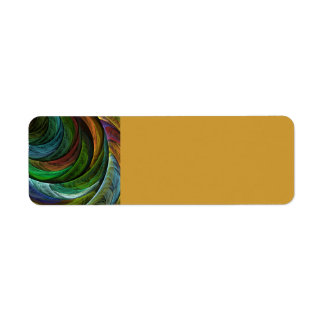 Etiqueta Padrão de Abstrato de Arte Moderna com Glória de C
