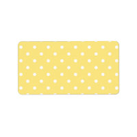 Padrão de Bolinhas Amarelo e Branco.