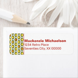 Etiqueta Padrão de Cores Personalizadas do Feixe de Oliva R