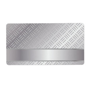 Etiqueta Padrão de diamante metálico