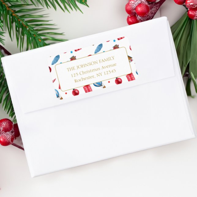 Etiqueta Padrão de Natal (Criador carregado)