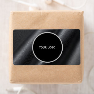 Etiqueta Padrão de textura de couro