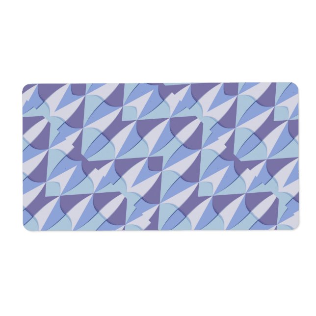 Etiqueta padrão em mosaico (Frente)