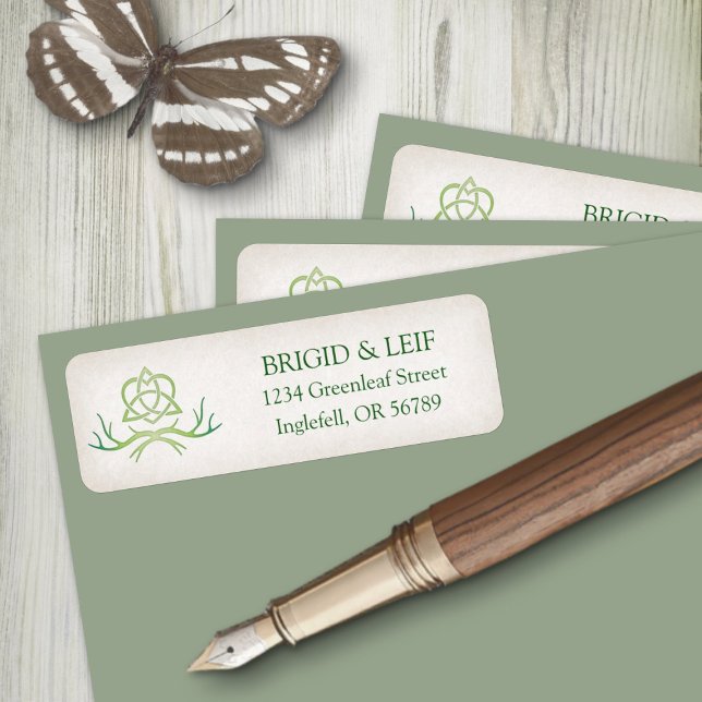 Etiqueta Pagan Handfast Wedding (Criador carregado)