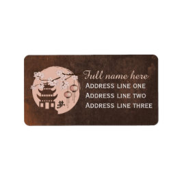 Etiqueta Pagoda floresce rosa "Sonho"