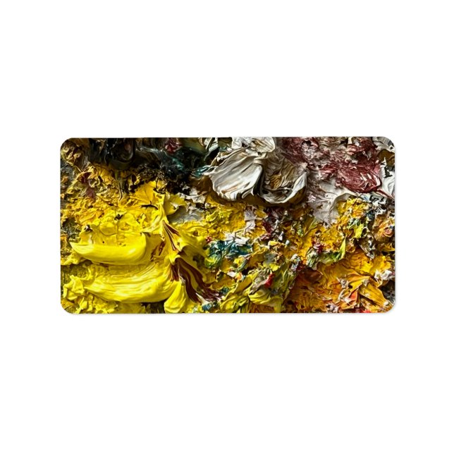 Etiqueta Paleta de artista #1 (Frente)