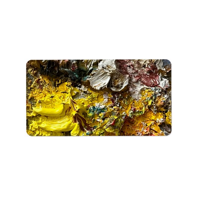 Etiqueta Paleta de artistas #1 (Frente)