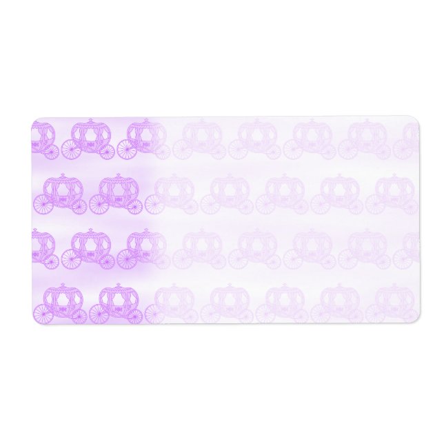 Etiqueta Pálido Púrpura das Carruagems princesas (Frente)