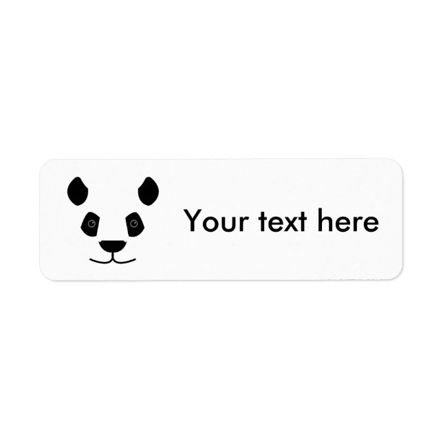 Etiqueta Panda (Frente)