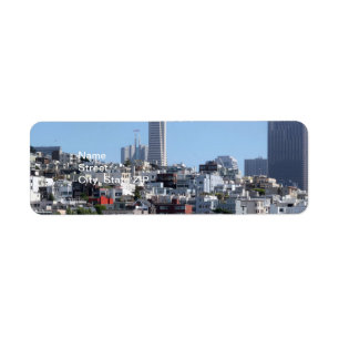 Etiqueta Panorama de San Francisco