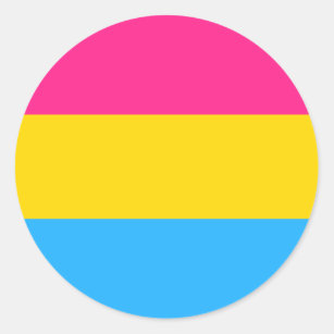 Etiqueta Pansexual do círculo do orgulho