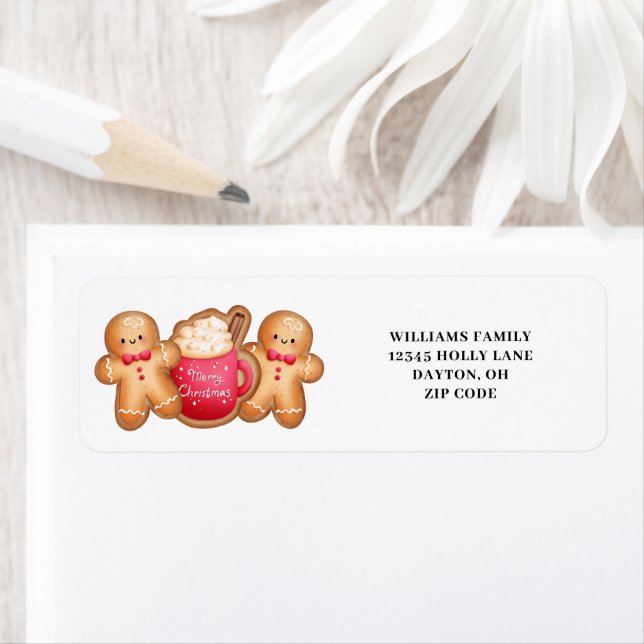 Etiqueta Pão de Genger de Natal bonito Cacau (Insitu)