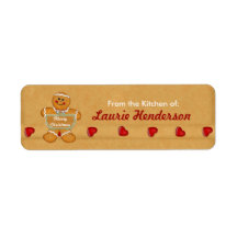 Pão de Natal da cozinha dos rótulos