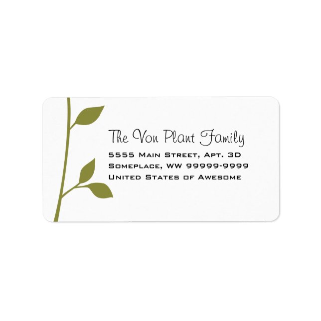 Etiqueta Pão e Folha (Frente)