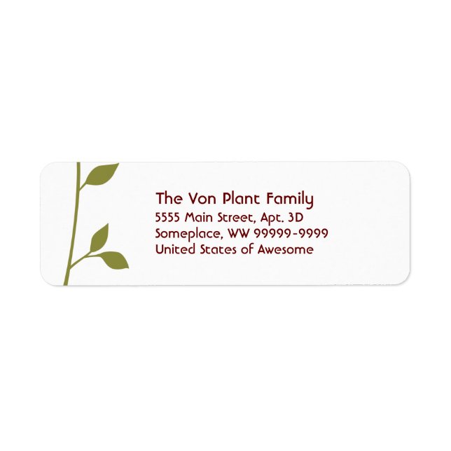 Etiqueta Pão e Folha (Frente)