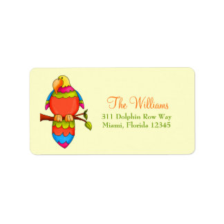 Etiqueta Papagaio Tropical LGC