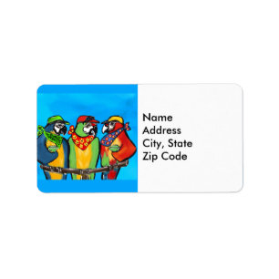 Etiqueta Papagaios de Festa  