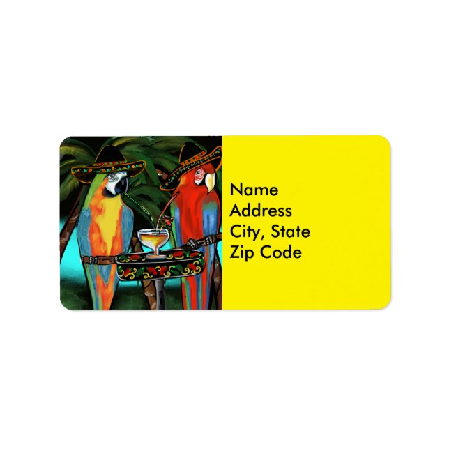 Etiqueta Papagaios de Festa    (Frente)