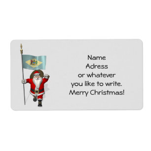 Etiqueta Papai Noel Com Alferes De Delaware