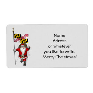 Etiqueta Papai Noel Com Alferes De Maryland