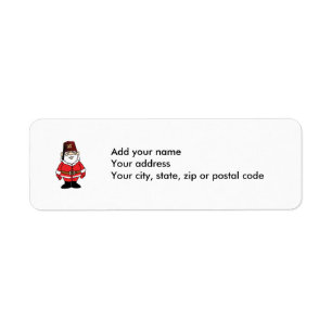 Etiqueta Papai noel de Shriner