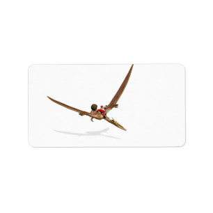 Etiqueta Papai Noel no Quetzalcoatlus