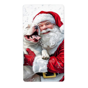 Etiqueta Papai Noel & Pitbull