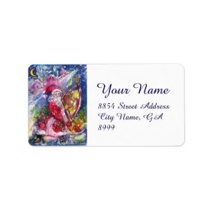 Etiqueta PAPAI NOEL que JOGA a HARPA no Natal do LUAR