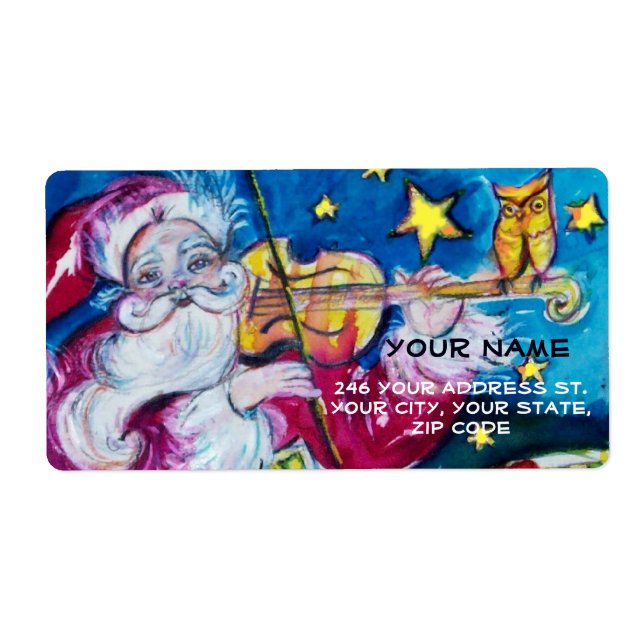 Etiqueta PAPAIS NOEIS INSPIRADOS BRINCANDO VIOLIN COM O Nat (Frente)