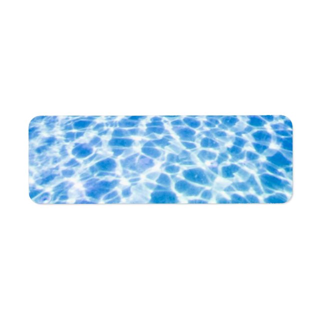 Etiqueta papel de parede CLEAR BLUE OCEAN RIPPLES WATER PHO (Frente)